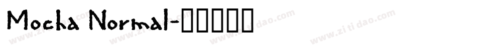Mocha Normal字体转换
